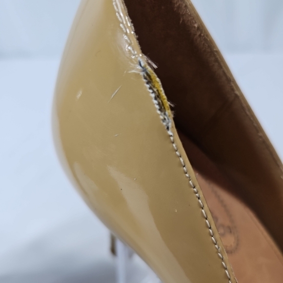 Corso Como Tan Patent Leather Heels Size 6.5 - Picture 5 of 8